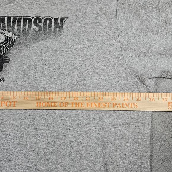 Vintage Harley Davidson T-Shirt Mens 2X Gray 2006 Y2K USA Daytona Biker Holoubek - Picture 13 of 15